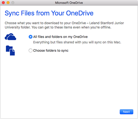 mac onedrive for business sync client